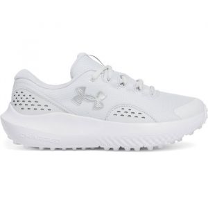 Under Armour Chaussure De Golf Surge Pour Femme Distant Gris / Blanc / Metallique Argent 38.5
