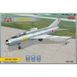 Modelsvit Ykovlev Yak-140 Soviet Prototype Fighter - 1:72e