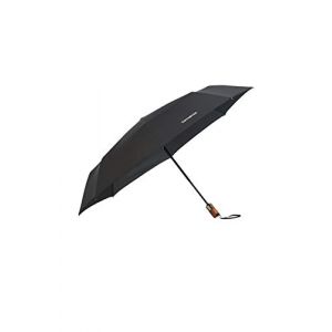 Image de Samsonite Wood Classic S - 3 Section Auto Open Close Short Parapluie Pliant, 27 cm, Noir (Black)