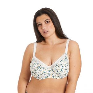 Soutien-gorge à armatures grand maintien ivoire Ruche