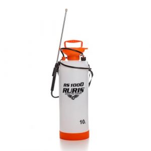 Ruris POWER FOR NATURE Pulvérisateur Manuel RS 1000, Réservoir 10L, Lance Métallique, Léger et Facile à Utiliser pour Engrais et Pesticides, Orange