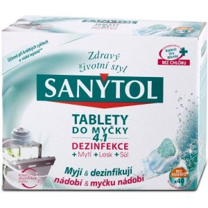 Sanytol 4 en 1 tablettes pour lave-vaisselle 40x20g