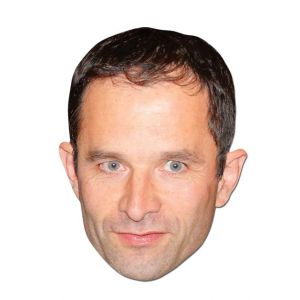 Star Cutouts Masque en carton - Homme Politique Benoit Hamon