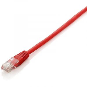 Equip Câble Réseau RJ45 U/UTP Cat.5e Rouge 7,5m