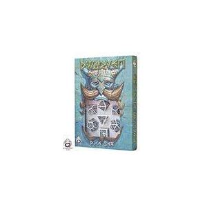 Dés nains blancs et noirs