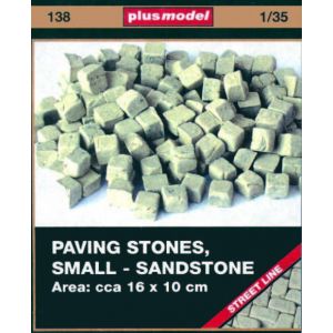Plus Model Pflastersteine, klein, Sandsteine- 1/35 - Accessoire