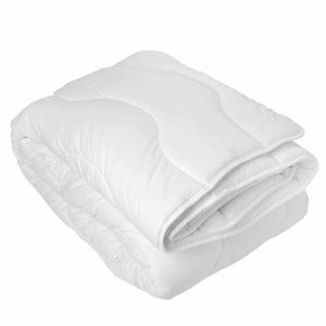 Couette chaude enveloppe coton HARMONIE blanc