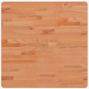 VidaXL Dessus de table 60x60x2,5 cm carré bois massif de hêtre 355974