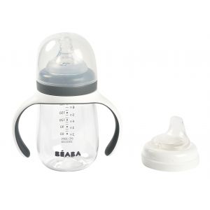 Image de Beaba Biberon d'apprentissage 210 ml - Gris minéral