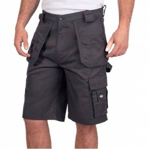 Lee Cooper Holster Pocket Workwear Hommes Short de travail gris LCSHO810-GRY