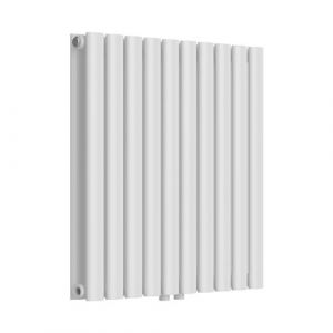 Radiateur à panneaux double Nore 800 W acier 60 x 60 cm blanc [neu.haus]