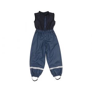 Playshoes Combinaison de pluie avec bavoir en polaire enfant