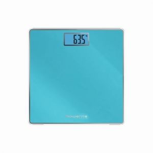 Rowenta Balance Numérique de Salle de Bain BS1503 3 pouces Verre trempé Turquoise