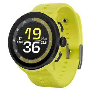 Suunto Run Montre de Running Femme Homme, 1,32" Écran Tactile AMOLED, Multisports, Tracker d'Activités, GPS Bi-Band, Suivi Fréquence Cardiaque/Sommeil, Course à Pied, 12 Jours d'Autonomie, Musique