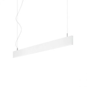 Ideal lux Luminaire suspendu d&eacute;coratif lin&eacute;aire int&eacute;gr&eacute; blanc, 4000K