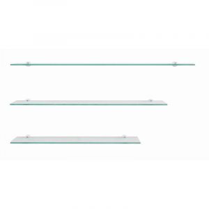 Sans marque Tablette en verre tremp&eacute;, 70 x 12 cm