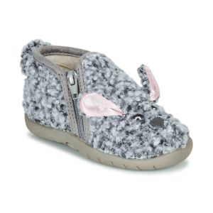 Little Mary Chaussons enfant LAPINZIP Gris - Taille 18,19,20