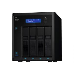 Western Digital My Cloud EX4100 BWZE0000NBK - Serveur NAS - 4 Baies - RAID 0, 1, 5, 10, JBOD, disque de réserve 5 - RAM 2 Go - Gigabit Ethernet - iSCSI support