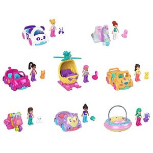 Image de Mattel Polly Pocket - Assortiment Mini-Figurine et Véhicule - Coffret Mini Figurine Multicolore Polly Pocket - Couleur Multicolore - Taille Taille unique