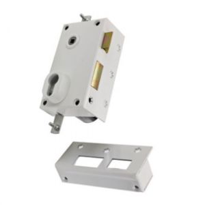 Serrure 3 points 73 A2P* Sans cylindre blanc droite - BRICARD - 73071