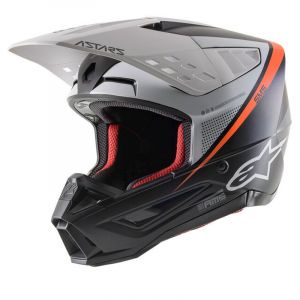 Alpinestars S-m5 Rayon L Black / White / Orange Fluo Matt - Black / White / Orange Fluo Matt - Taille L