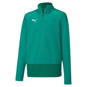 Image de Puma Maillot d'Entraînement teamGOAL 23 Fermeture Éclair 1/4 - Vert/Vert Enfant, pointure YXS/116 cm - Vert - Taille YXS/116 cm