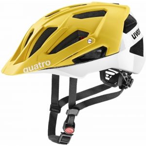 Uvex Quatro CC Casque, jaune/blanc 52-57cm