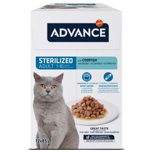Affinity Advance Advance Sterilized cabillaud - lot % : 52 x 85 g