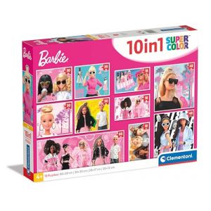Clementoni Puzzle 10 en 1 Barbie