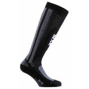 Sixs Chaussettes moto haute mots noir - 47/49