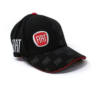 Image de Fiat Casquette Officiel, Noir, Visière Courbée