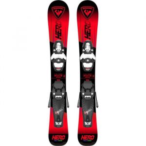 Rossignol Hero Pro Pre-Drilled + Team 4 GW Set 80 cm Skis