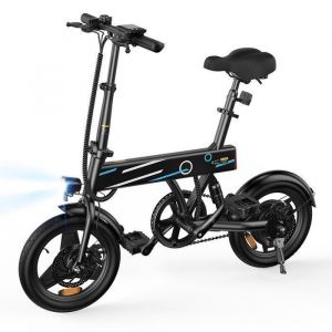Vélo Électrique Pliable Eb1 - 14 Pouces - Avec Assistance Au Pédalage - Écran Lcd Intelligent - 36 V 7,8 Ah - Double Frein À Disque - Déplacements Urbains