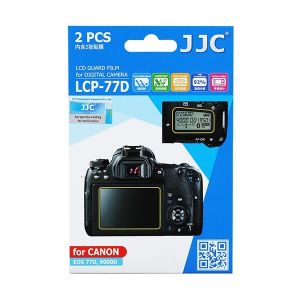 Jjc Lot de 2 films de protection pour Canon 77D (LCP-77D)