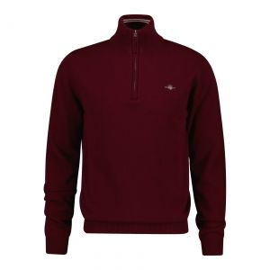 Gant (marque) Pull laine demi-zip Superfine