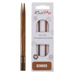 Knitpro K31201 31201 Pointe &agrave; Aiguilles, Bois, Naturel/Marron, 3 mm, Natur/Braun