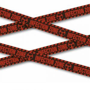 Ruban plastique signalisation zone infection 6m - guirca 24826