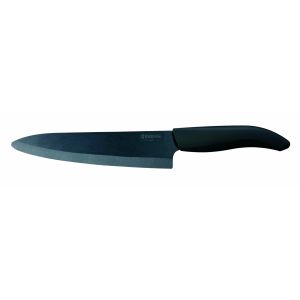Kyocera Couteau du chef SHIN lame noire manche noir 18cm
