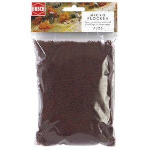 Busch 7326 - Flocages microfibres rougeâtre UV x 5