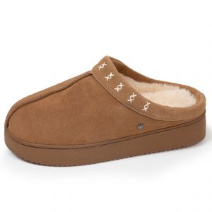 Isotoner Chaussons mules Femme Camel