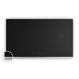 Klarstein Verosteel Plaque Induction 5 Zones 90cm 12200W Curseur Tactile Minuterie Plaque Induction Encastrable