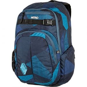 Nitro Snowboards - Chase Sac à dos - Mixte - Bleu (Fragments Blue) - 51 x 37 x 23 cm, 35 L