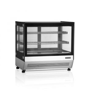 Vitrine Réfrigérée Comptoir à Poser Acier Inoxydable LCT750F - TEFCOLD - R290 - Acier inoxydable2120Vitrée/coulissante