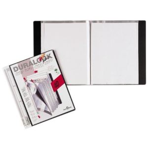 Durable 2431-01 - Protège-document Duralook Plus 10 pochettes (A4)