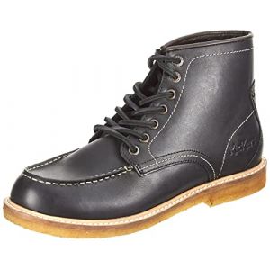 Kickers Bottillons Cuir Horuzy Noir - Couleur Noir - Taille 40