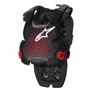 Alpinestars Pare-pierre A-1 Chest protector anthracite/noir/rouge- XL/