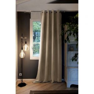 Intex Deco - Rideau occultant isolant phonique + polaire 140 x 280 cm Inuit Beige - Beige