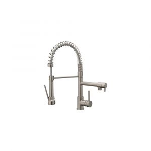 Cooke & Lewis Mitigeur de cuisine Bilbrough argent&eacute;