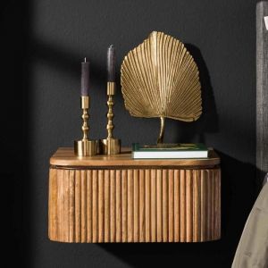 M&S Chevet suspendu 1 tiroir 45x40x21 cm en manguier - KIRY