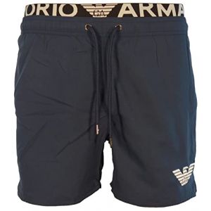 Emporio Armani Swimwear Boxer Maillot de Bain, Navy Blue, 50 pour des Hommes